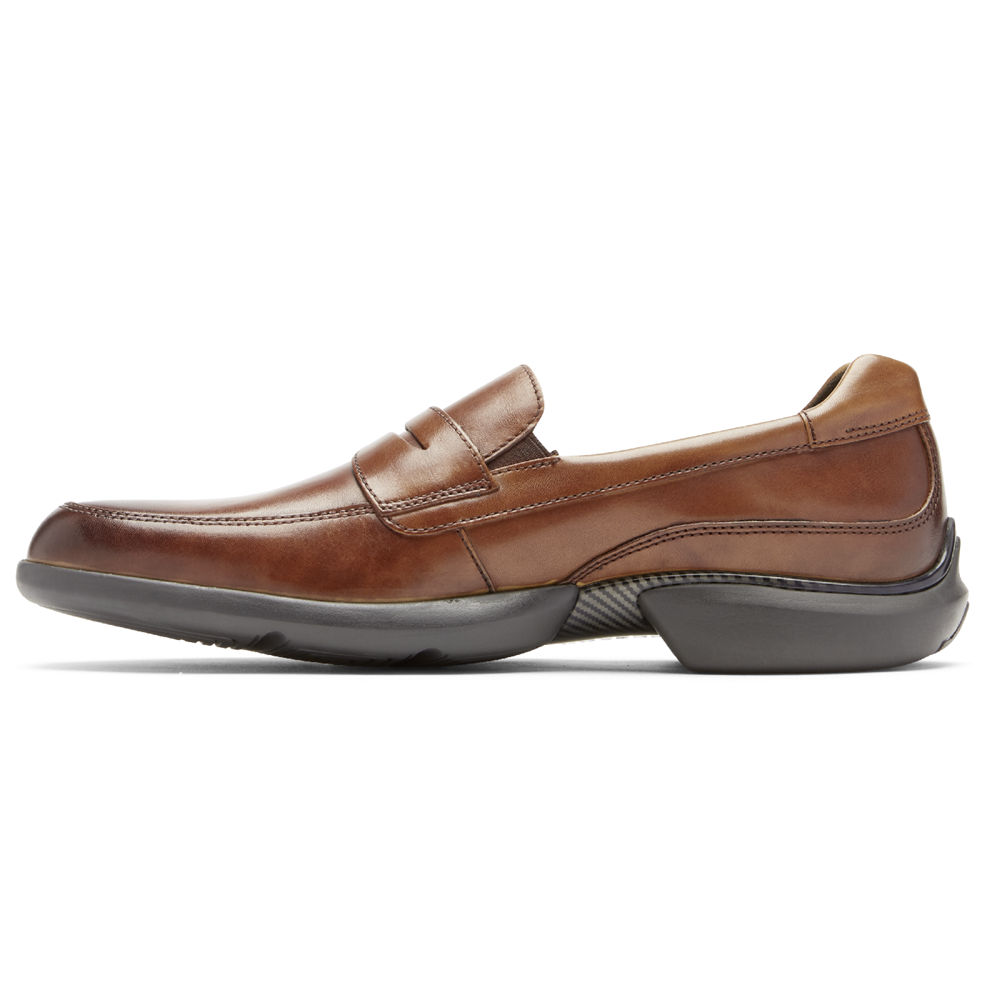 Rockport Loafers For Mens Brown - Total Motion Advance Penny - CY9723804